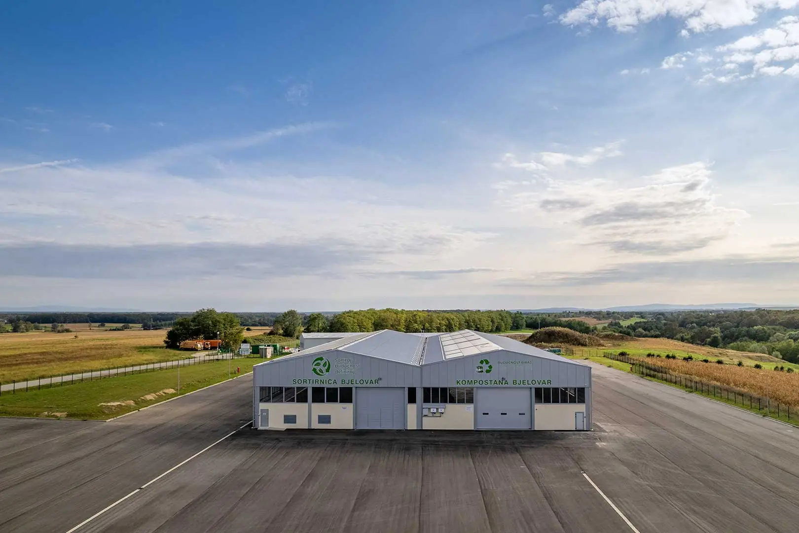 POSTROJENJE ZA BIOLOŠKU OBRADU ODVOJENOG PRIKUPLJENOG BIOOTPADA – Kompostana Novi stan d.o.o., Bjelovar